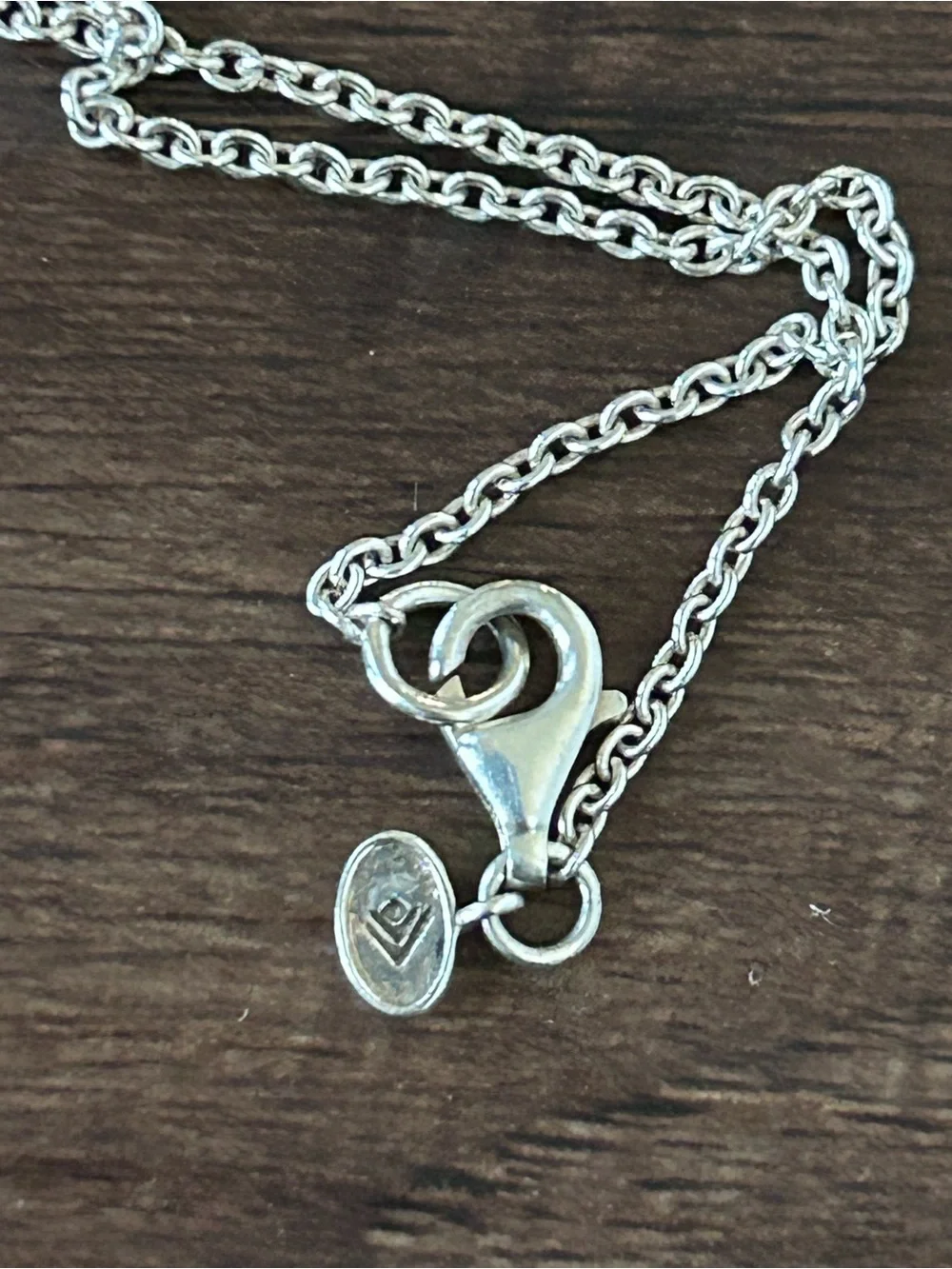 Silpada Sterling Silver Half Moon Onyx Bar Pendant Statement Long Necklace